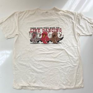 COUNTRY MUSIC graphic tee - These Boots Are Made For Line Dancing XL 2XL XXL